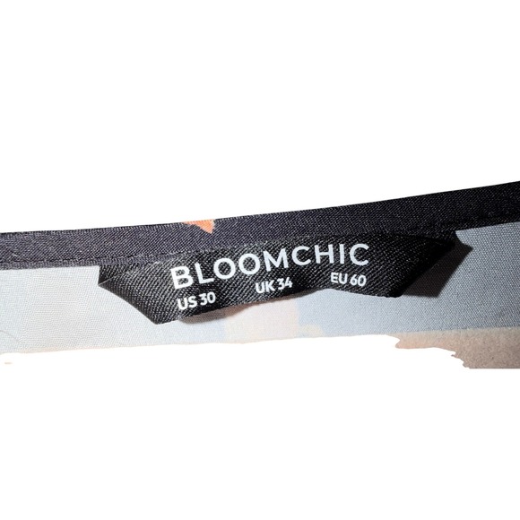 BloomChic Black and Orange Long Sleeve Dress - Picture 2 of 6